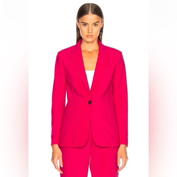 Rag and Bone Ridley Hot Pink Stretch Blazer - Picture 2 of 15